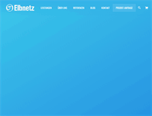 Tablet Screenshot of elbnetz.com
